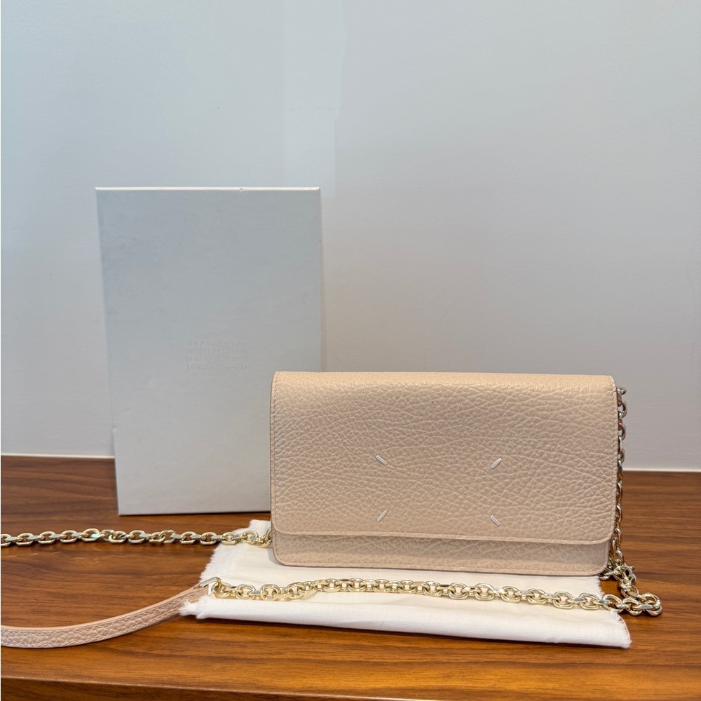 Maison Martin Margiela Cream Crossbody Bag with Minimalist Design
